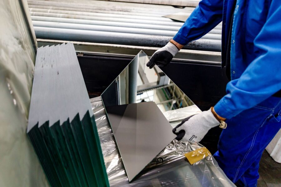 lustra srebrne fazowane