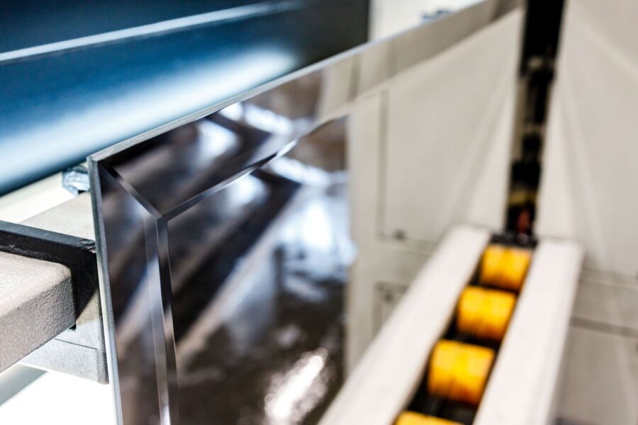 lustro srebrne fazowane